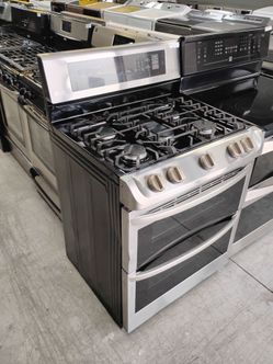 Estufa de gas de doble horno LG