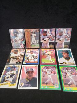 Barry bonds baseball card lot