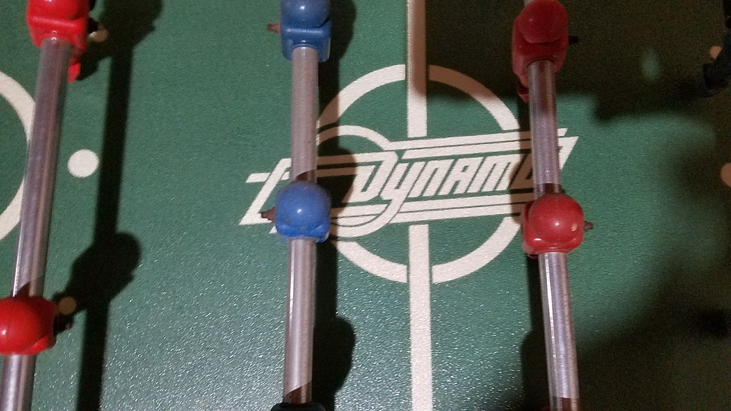 Vintage Dynamo Glass Top Foosball Table Commercial Foos Ball