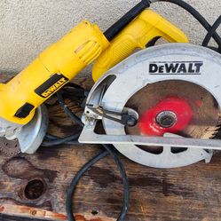 Dewalt Grinder and skillsaw tool