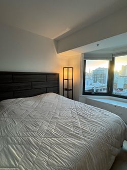 King size bed and mattress