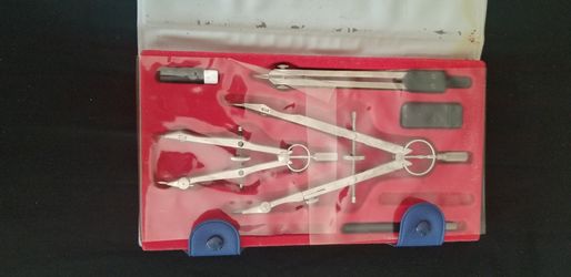Vintage Tacro 3664 Compass Drafting Set