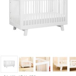 Babyletto Hudson convertible crib + newton waterproof mattress