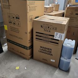 Brand New Whirlpool Washer And  Ge Fridge 