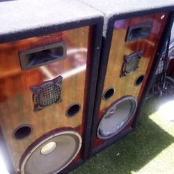 Pro Studio Speaker Boxes Only Fits 15" Speakers Asking $20 Firm For Both Boxes, Puo On 59th Ave In Camelback 