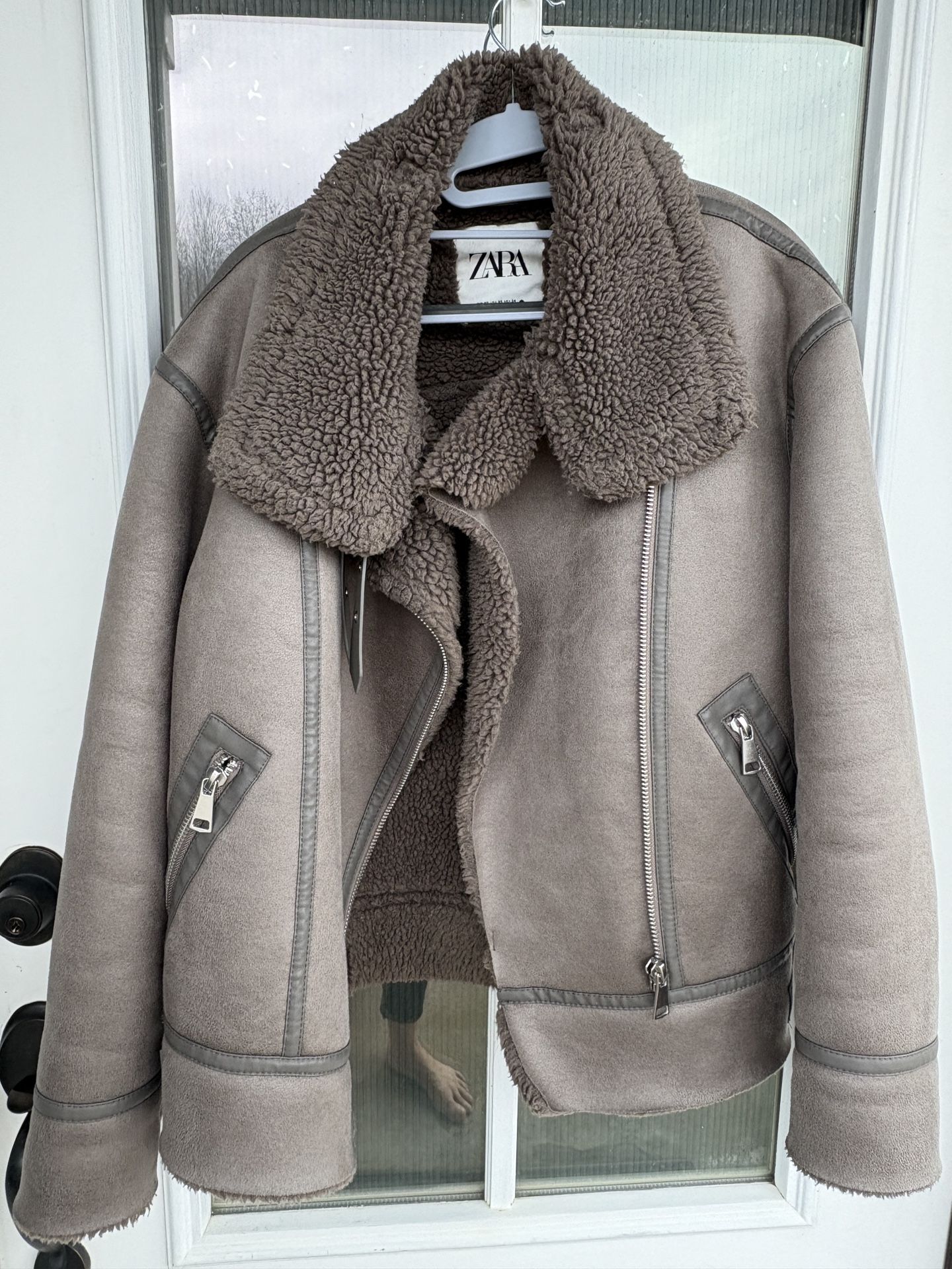 Zara Aviator Jacket. Sz. XS. Fits bigger sizes.