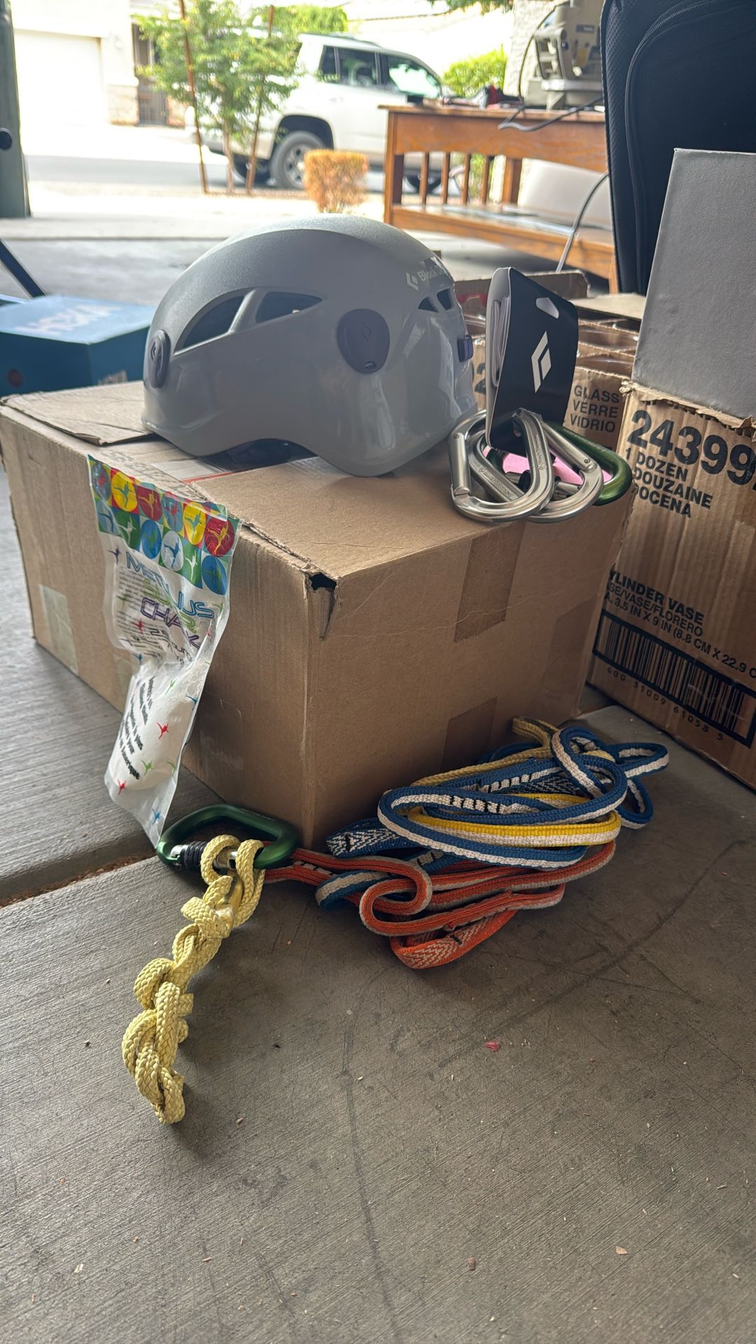 Climbing Helmet & Assorted Gear