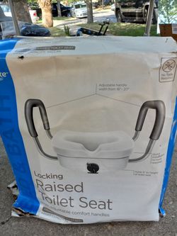 Raised Toilet Seat / Asiento Para Taza De Baño