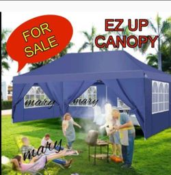 10x20 Pop Up Canopy with 6 Sidewalls, Heavy Duty UPF 50+ Waterproof All Season Commercial Tent for Outdoor Weddings & Parties, Roller Bag Included, Wh