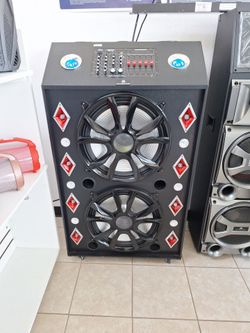 Maxpower Dual Woofer PA Speaker Cabinet