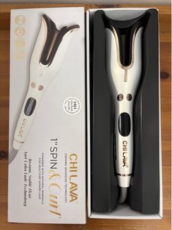 CHI Lava Spin & Curl Automatic Curler w/ Box – Excellent Condition