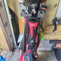 Golf set with bag
