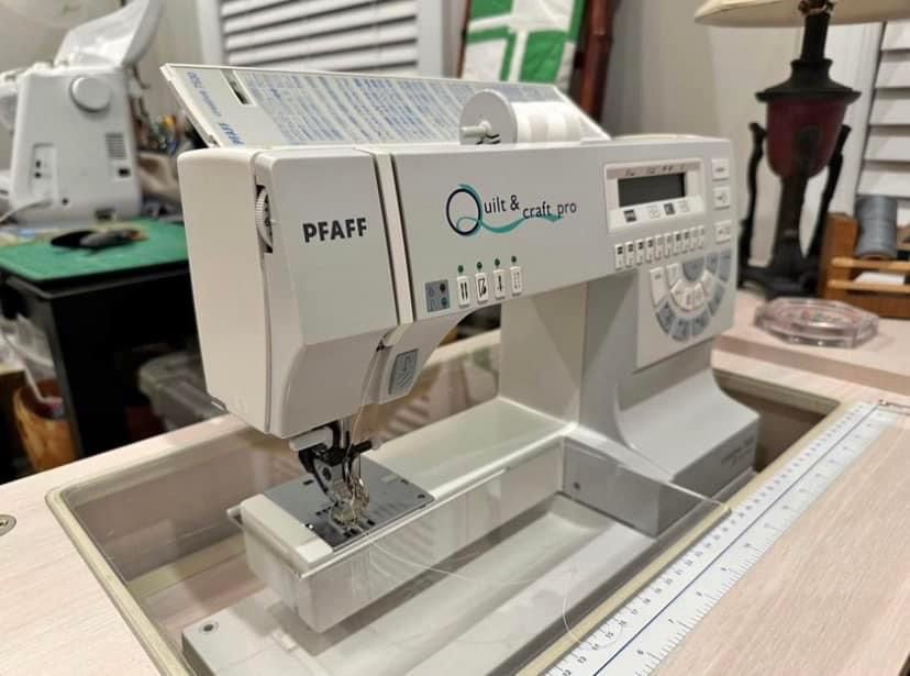 PFAFF Quilt & Craft Pro sewing machine.