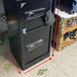 Large Double-Door Safe Box 🔒 Maximum Security!