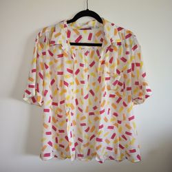 Women's Laura And Jayne Pocket Blouse Size 16