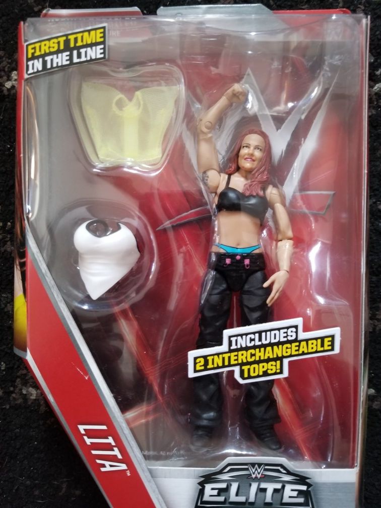 Brand New WWE Elite Lita Wrestling Figure