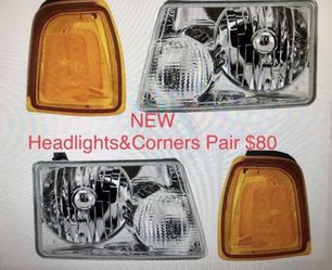 2001 - 2005 Ford Ranger Headlights & Corners PAIR