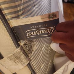 Beauty Rest 8 Inch Twin Mattress And Jospital Electric Bed Frame.