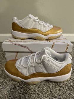 Air Jordan 11 Retro Low Mother’s Day Metallic Gold Women’s Size 11.5 / Men’s Size 10 (SKU: AH7860-102)