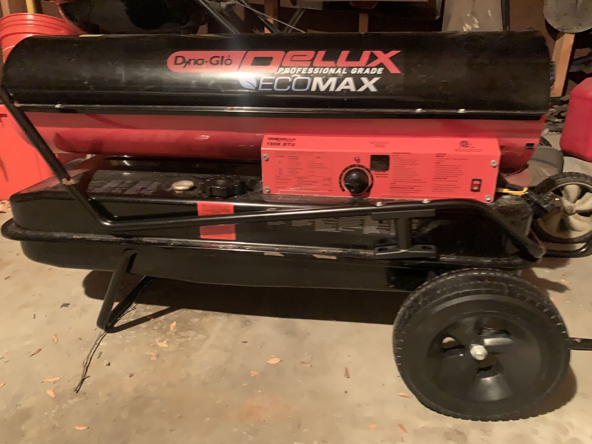 Dyna Glo Delux 180k Btu Portable Forced Air Heater
