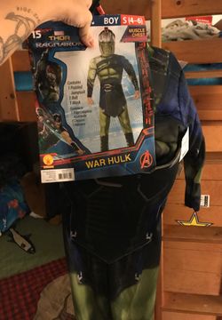 Brand new boys hulk costume