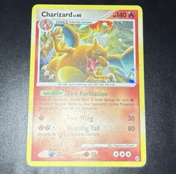 Charizard 1/99 Platinum Arceus Deck 2009 Art Rare cracked iced Holofoil Rare MP