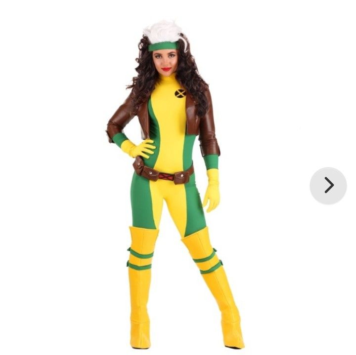 X-Men Rogue Halloween Costume Sz L