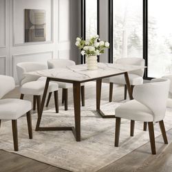 CAVA10 Dining Table + 6 Chair Set