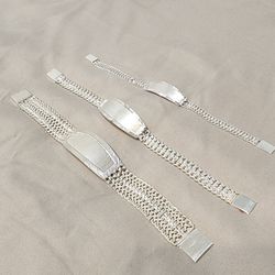 Plata Fina 925 Bracelet Pregunte Sin Compromiso Diferentes Precios