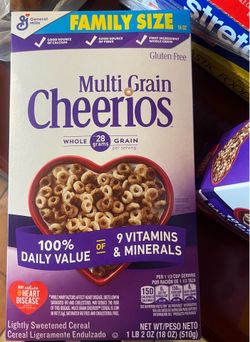 Cheerios Multi Grain Family Size Cereal.