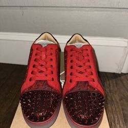 Christian Louboutin Seavaste 2 Orlato Flat 'Red Black