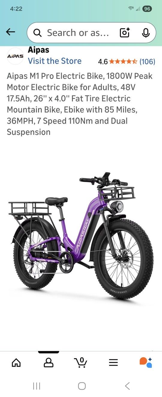 Aipas M1 Electric Bike