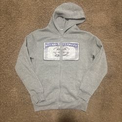 Grey Social Security Zip Up Jacket