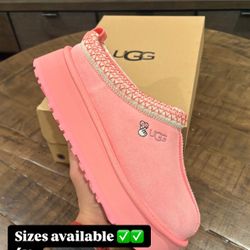 Ugg Tazz Love 25’ Slipper Tropical Pink 4y, 6y, 8w, & 9w