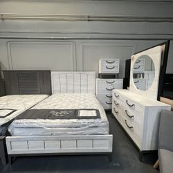 4pc Queen Bed Set