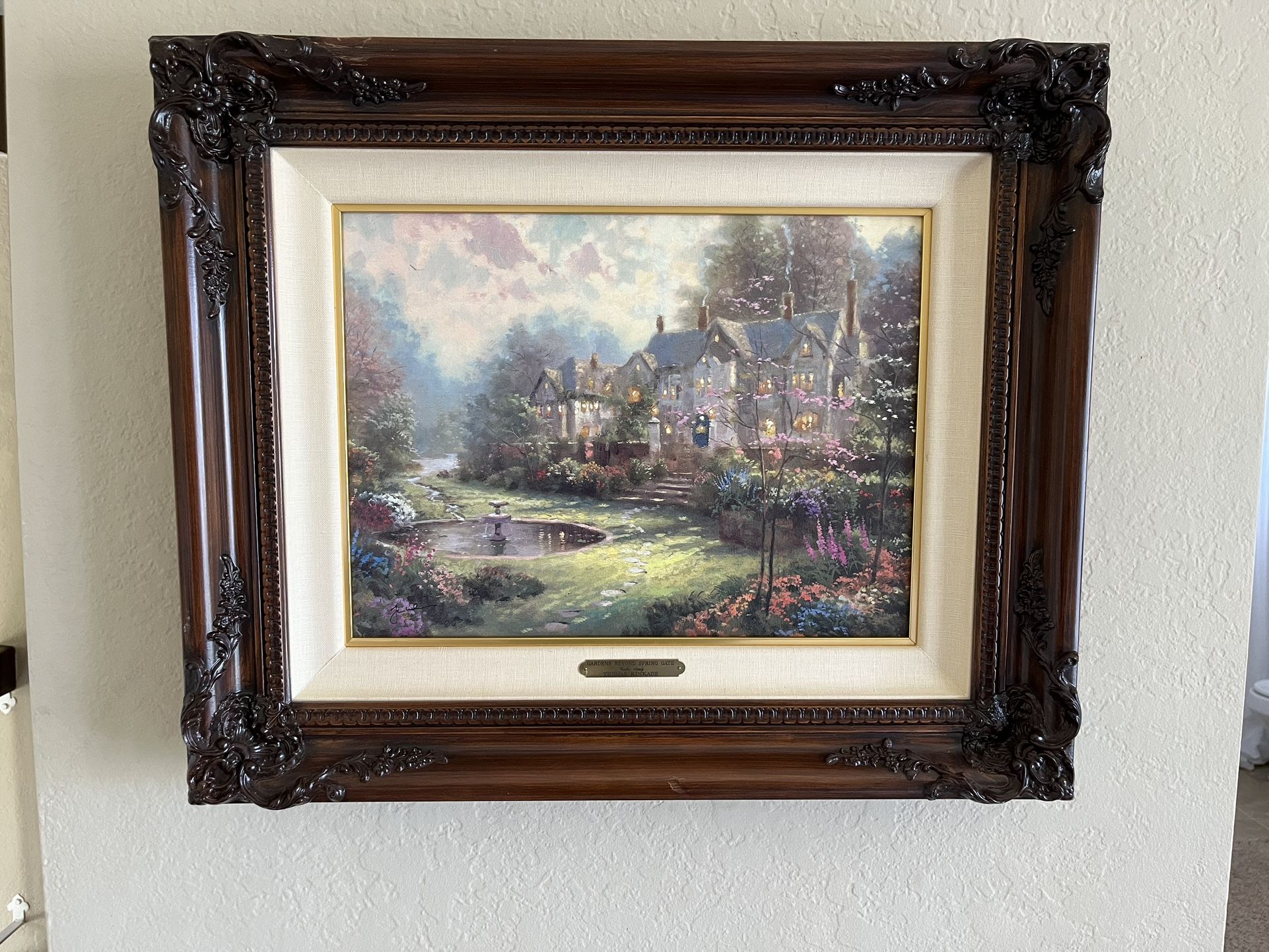 Thomas Kinkade Gardens Beyond Spring Gate