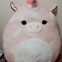 Squishymallow Unicorn Plush Stuffed 16"