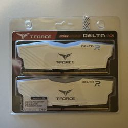 TEAMGROUP T-Force Delta RGB DDR4 — 32GB (2×16GB) — Great Condition