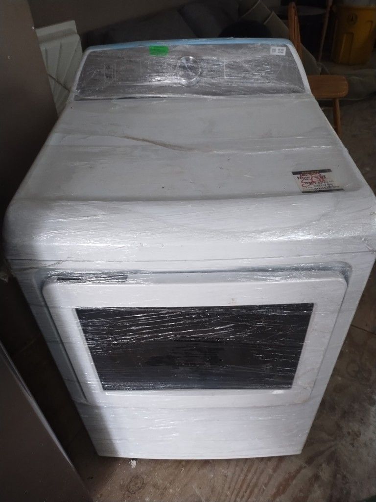 
GE Profile 7.4-cu ft Vented Smart Compatible Gas Dryer ( White ) Energy Star Certified