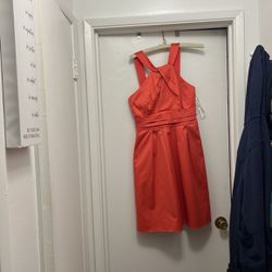 Orange Summer Dress/ Never Warn/ 