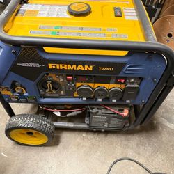 Firman generator tri fuel