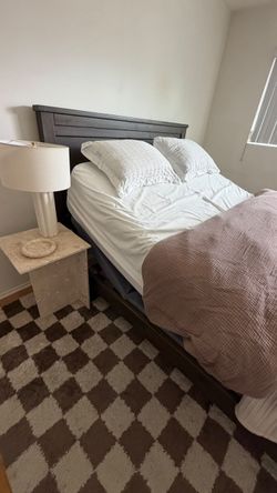 Adjustable base bed frame with massage (mattress too)