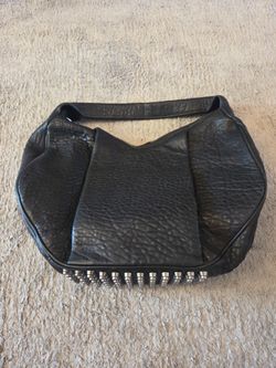 Alexander Wang Black Leather Morgan Hobo Bag