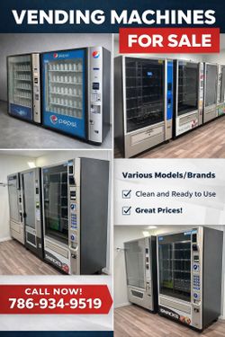 Vending Machines For Sale (read description)