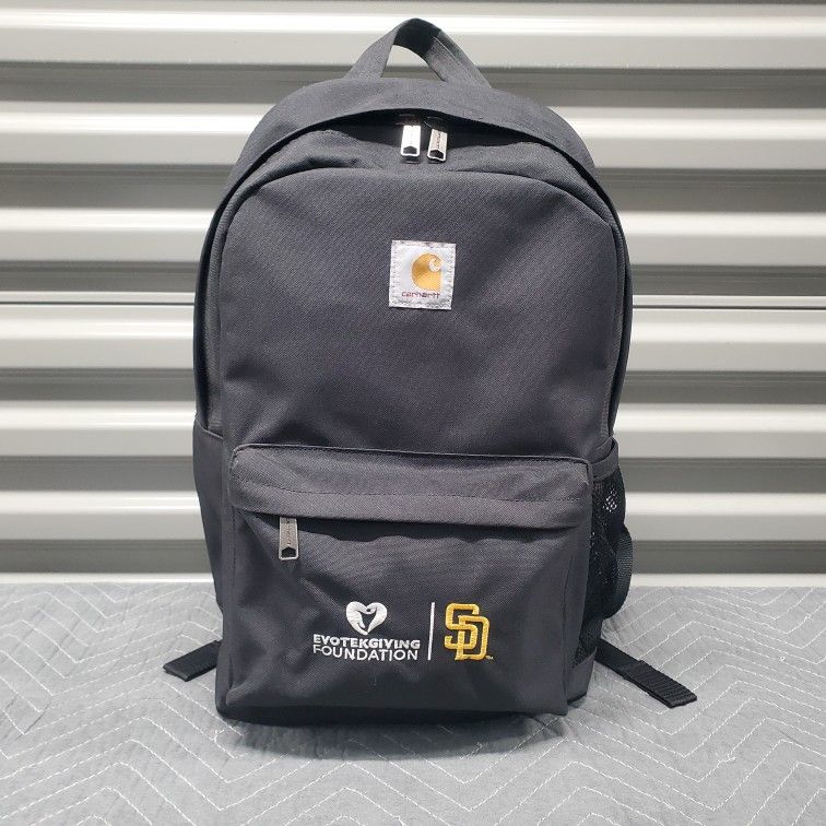 San Diego Padres Carhartt Black Canvas Backpack 