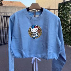 Cropped dodgers sweater