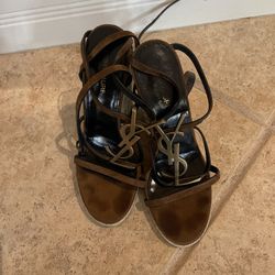 Ysl Cassandra Wedge Espadrilles
