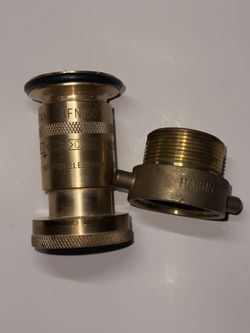 Fire Hose Nozzle And Coupling