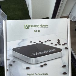 Coffee scale and needles