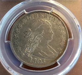 1805 DRAPED BUST HALF DOLLAR
